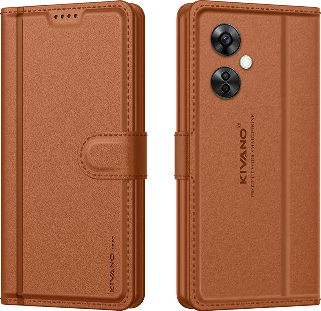 KIVANO LUXE® Compatible with OnePlus Nord CE 3 Lite 5G Artisanal Leather Wallet Case with Card Holder for Men Women, Magnetic Flip Folio Cover with Stand (B0CB4L1PTS) Amazon Price History, Amazon Price Tracker