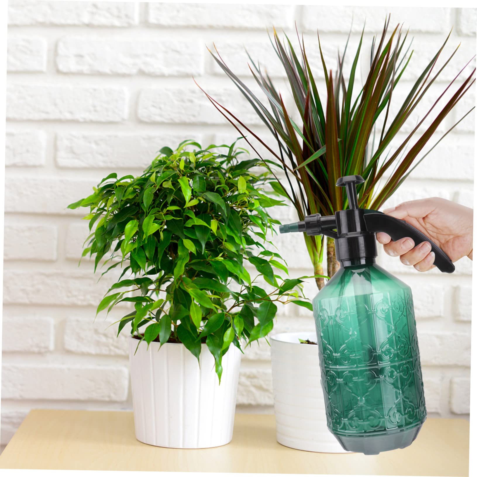 POPETPOP 2pièces Arrosoir à Pression Acier Vaporisateur De Jardinage pour Intérieur Et Extérieur Outil Arrosage Et Portable