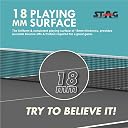 STAG WITH DEVICE Stealth Table Tennis Table | Full Size 9x5 FT Indoor Professional Ping Pong Table | 18mm Anti-Glare Board | Foldable with Wheels & Solo Playback | Net, Cover, 2 Rackets & 6 Balls gallery image