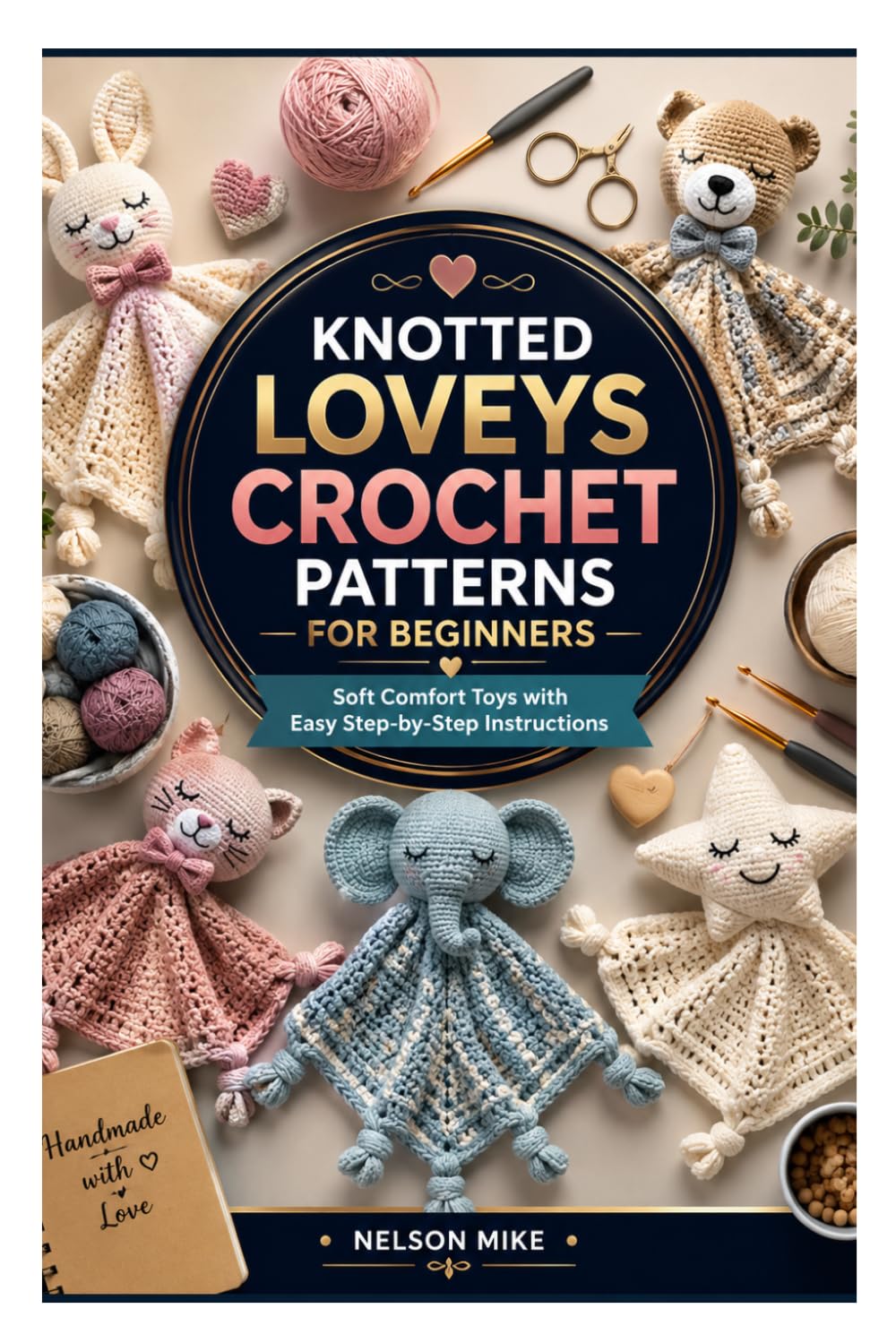 KNOTTED LOVEYS CROCHET PATTERNS FOR BEGINNERS: Soft Comfort Toys with Easy Step-by-Step Instructions