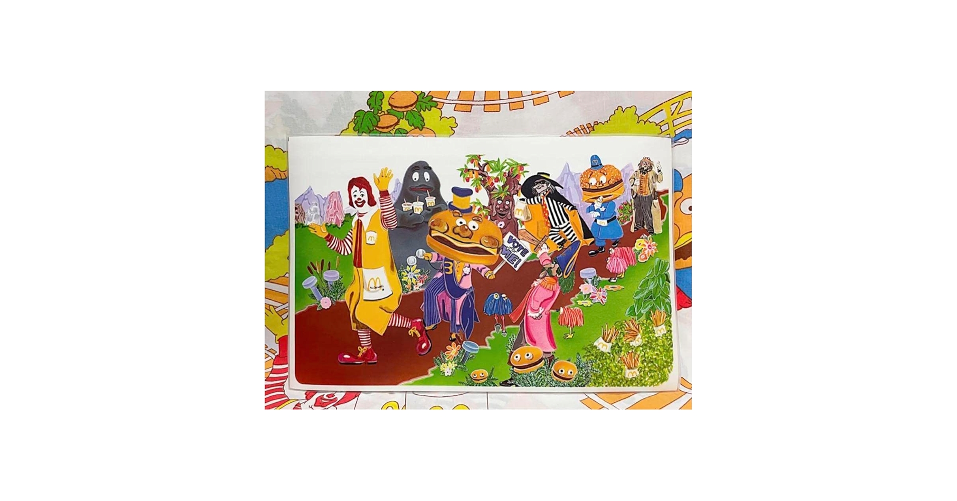 Amazon.co.jp: マクドナルド プレイスマット ランチョンマット
