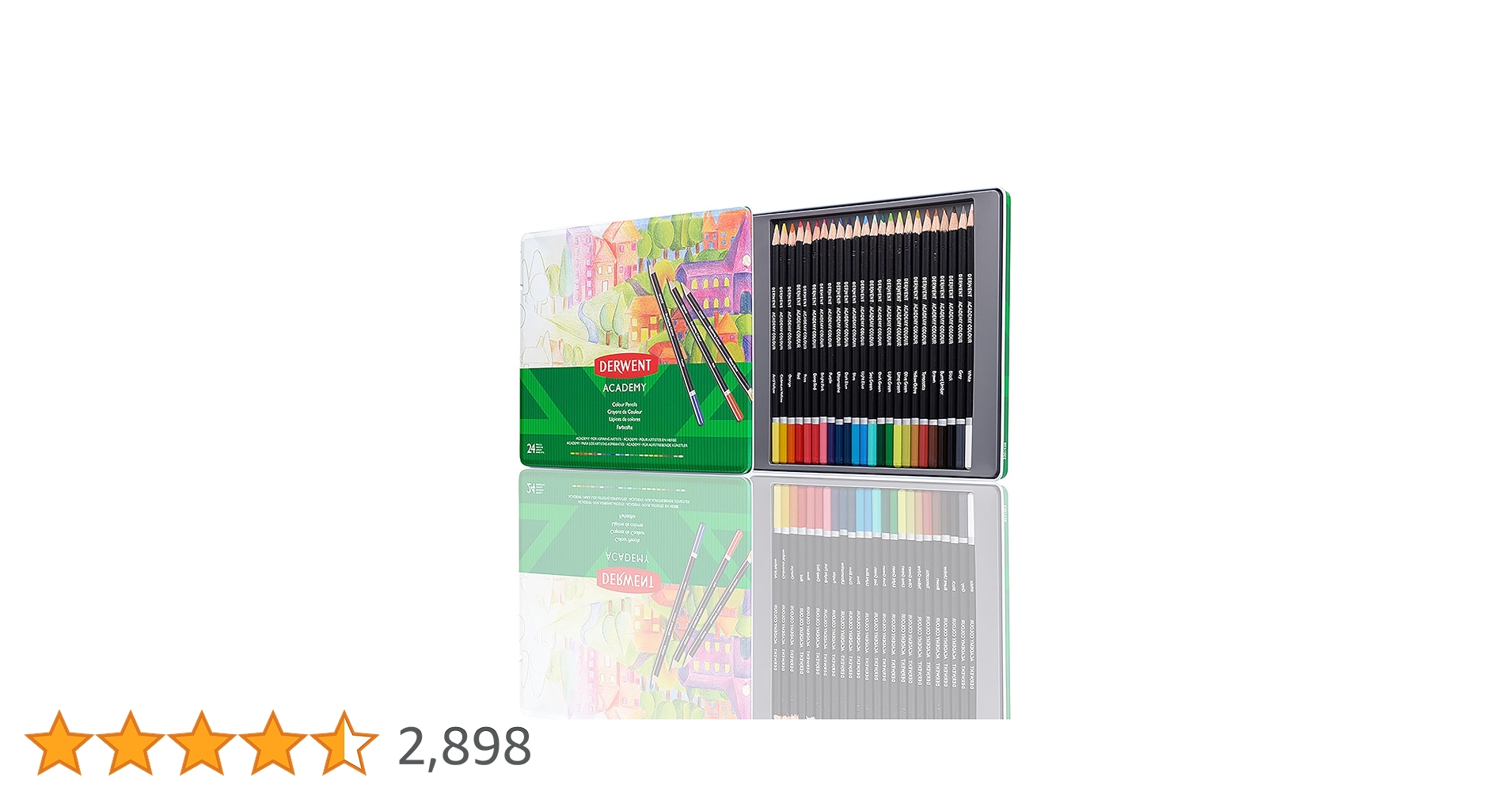 未開封 ダーウェント　ティンテッドチャコール　24本セット Amazon | Derwent ダーウェント アカデミー 色鉛筆 カラーペンシル