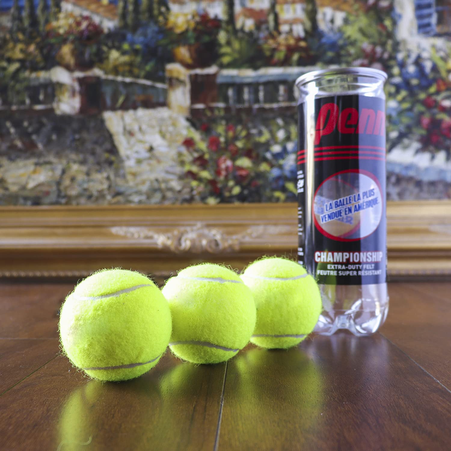 Penn High Altitude Tennis Balls Championship – Yellow - USTA & ITF Approved - Official Ball of The United States Tennis Association Leagues - Natural Rubber for consistent Play