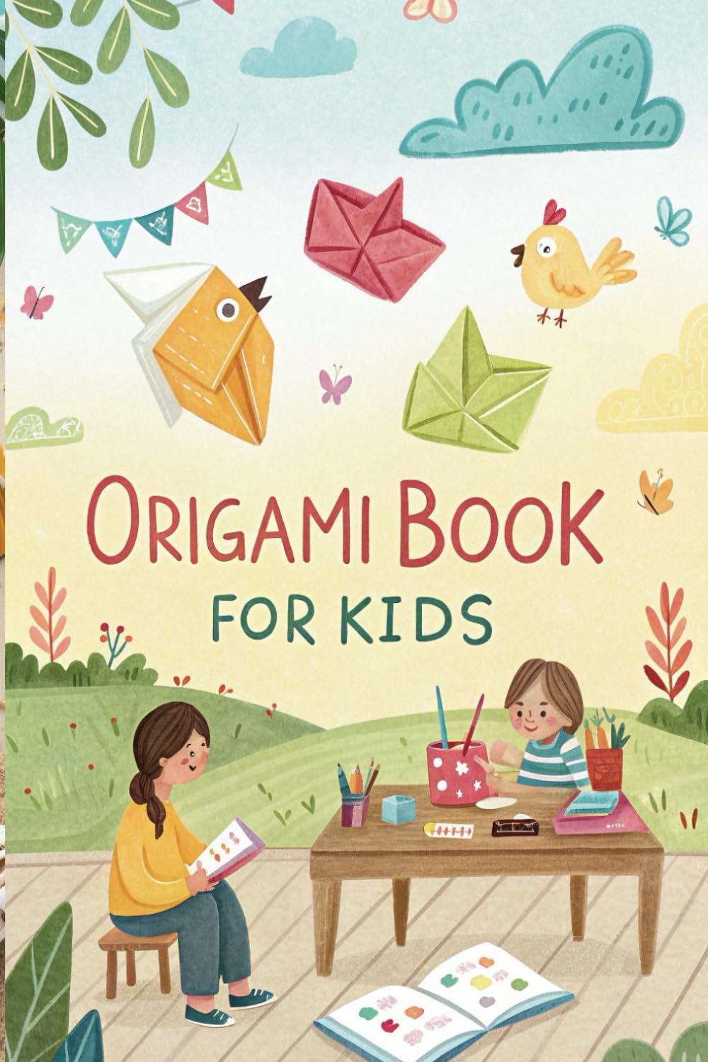 Origami Book for Kids: Easy Step-by-Step Projects with 10 Fun Paper Folding Activities for Beginners, Children, and Creative Family Bonding