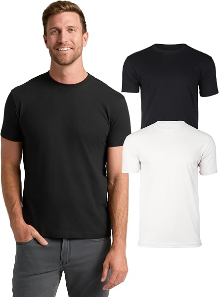 True Classic Mens T-Shirts β Short Sleeve Crew Neck T Shirts for Man, Cotton Blend Novelty Tshirt for Men, T-Shirt Homme - 1