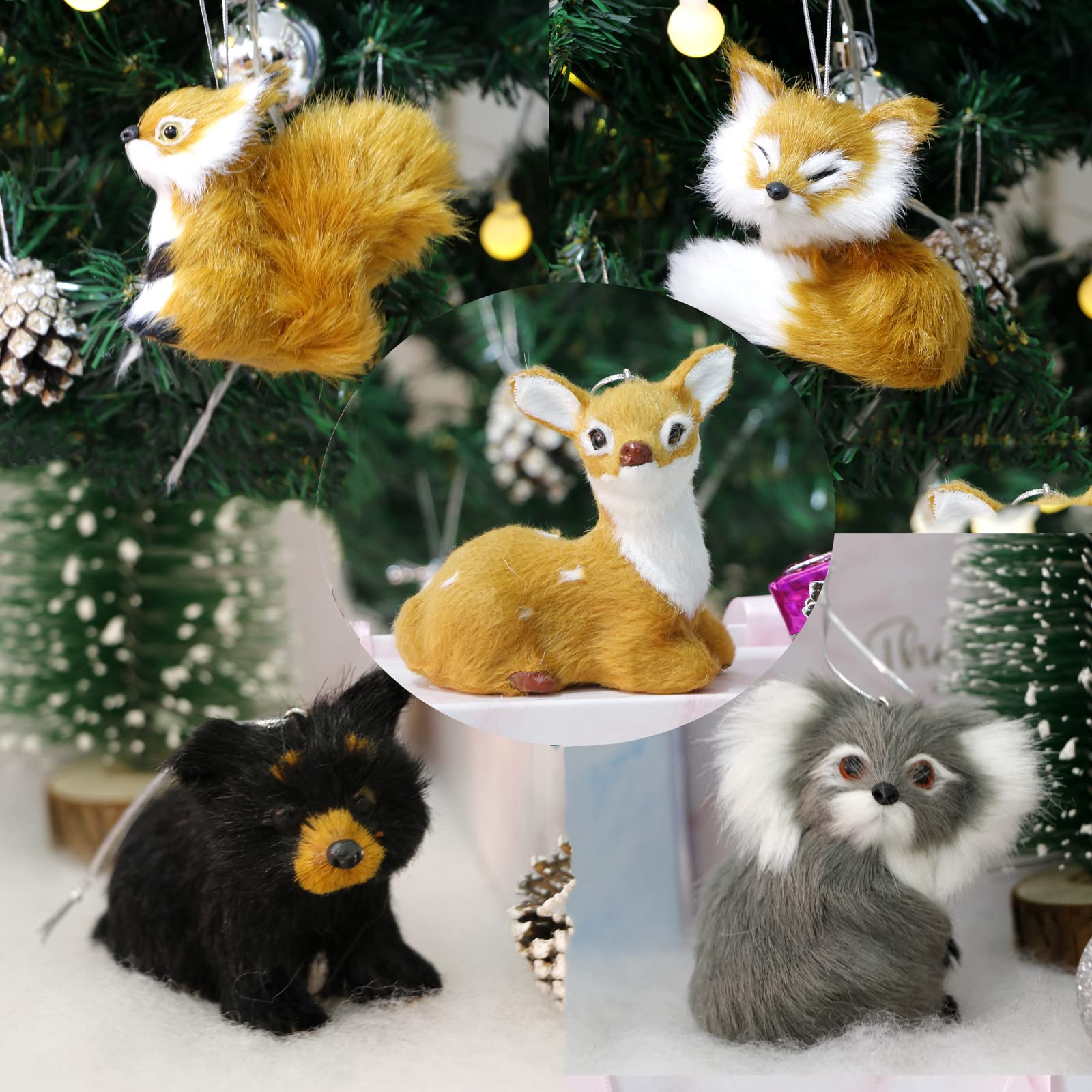 Amazon.co.jp: 5ピース クリスマスツリーハンギングオーナメント 