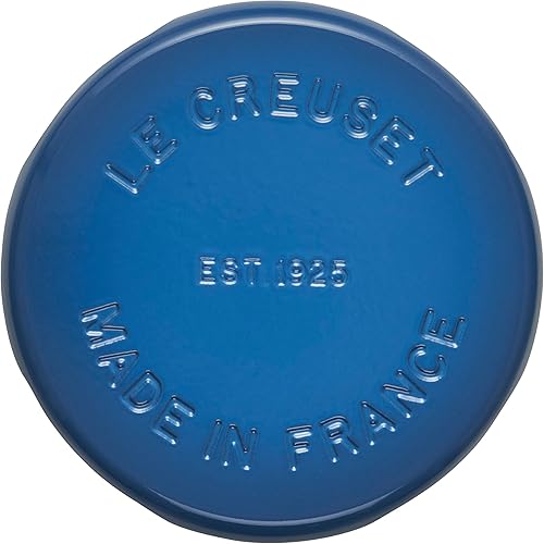 Miniatura 2 de Le Creuset Salvamanteles Signature de hierro fundido esmaltado, 8.8 pulgadas, Marsella