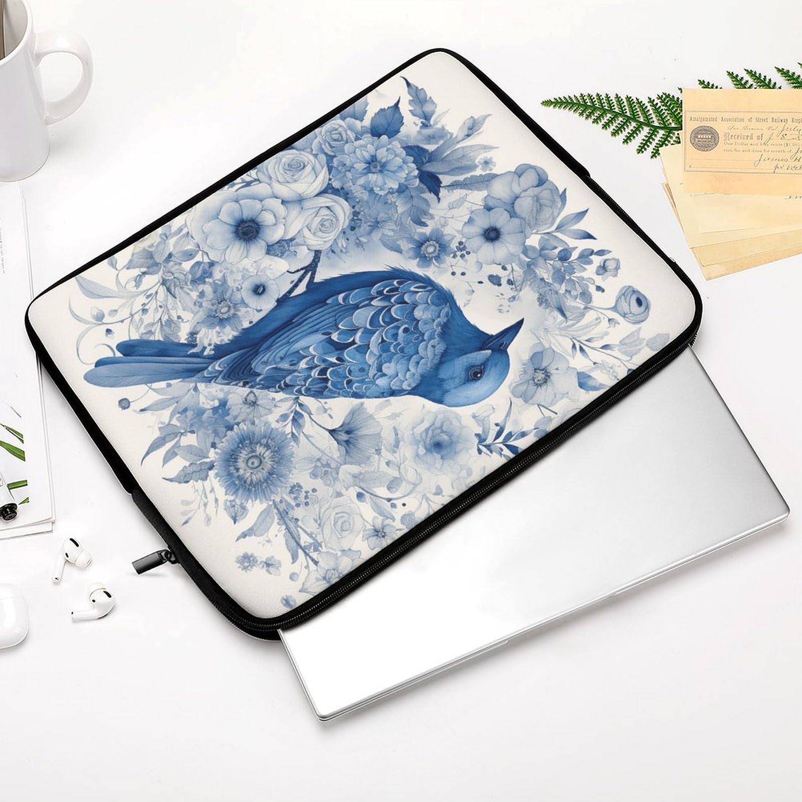 YaKa - Sacoche Pour Ordinateur Portable 13" - Vert Pas Cher | Bureau Vallée