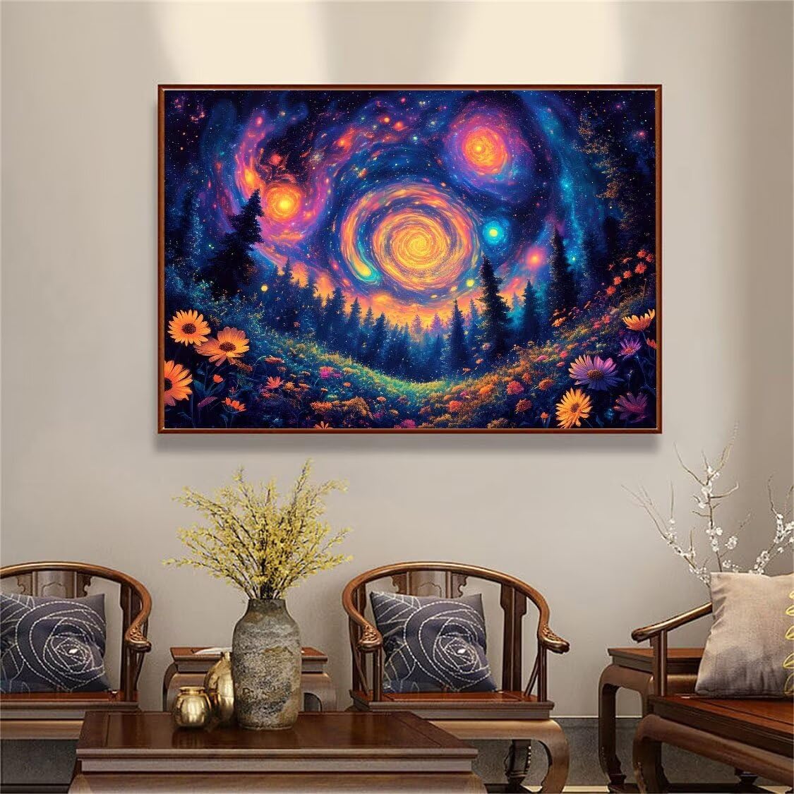 DIY Malarstwo diamentowe 5D, diamentowe zestawy wszechświata dla dorosłych, sztuka ze strasu, płótno, haft, artykuły rzemieślnicze, dla dzieci i dorosłych, idealna dekoracja ścienna do domu, prezenty,