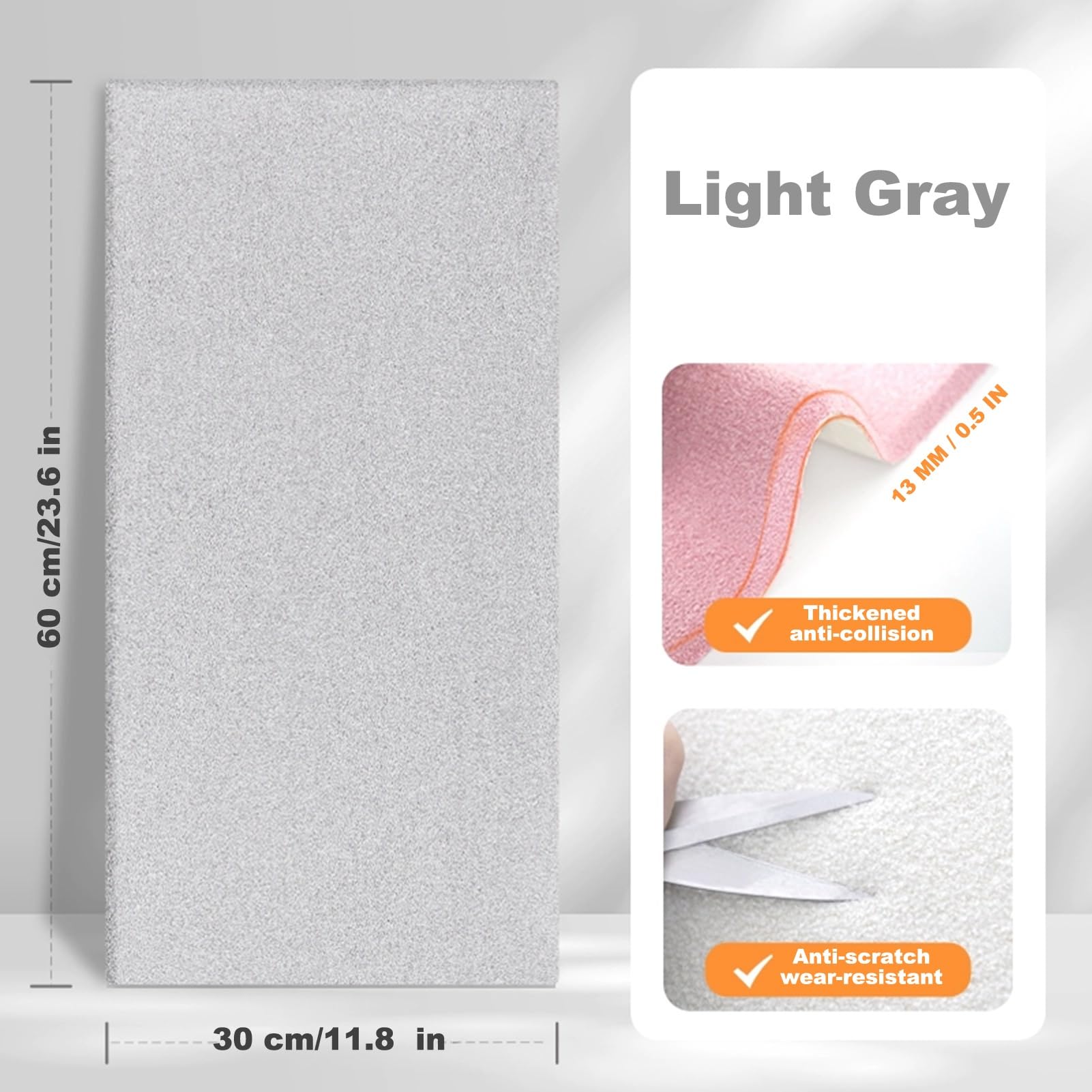 Gewatteerde wandpanelen - 3D wandbekleding - crème - kunststof - 15 x