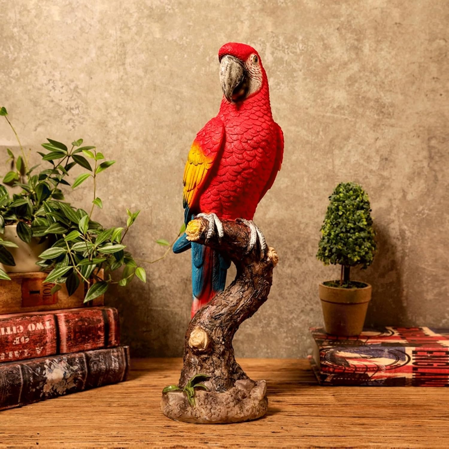 figurka dekoracyjna Moderne Standbeeld Kleurrijke Hars Dierlijke Standbeeld Sculptuur Creatieve Beeldjes En Standbeelden Voor Kamer Thuis Woonkamer Standbeelden świetny prezent