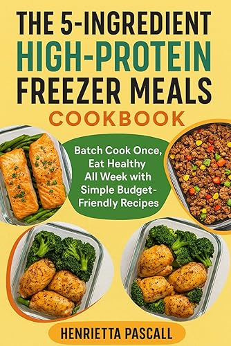 THE 5-INGREDIENT HIGH-PROTEIN FREEZER MEALS COOKBOOK: Batch Cook Once, Eat