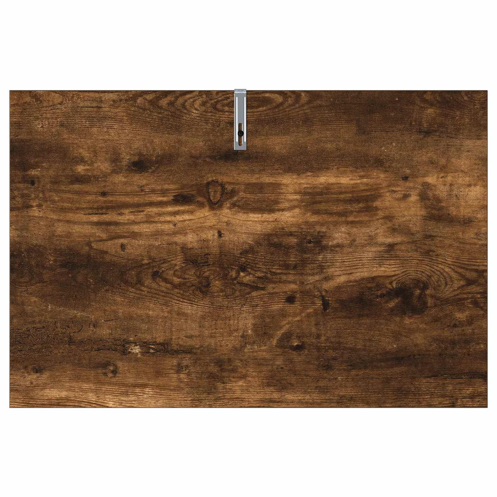 Stolik pomocniczy z materiału drewnopochodnego z wędzonego dębu, 60 x 40 x 65 cm – funkcjonalny stolik kawowy, stolik kawowy i stolik nocny do salonu, sypialni lub korytarza, zajmuje mało