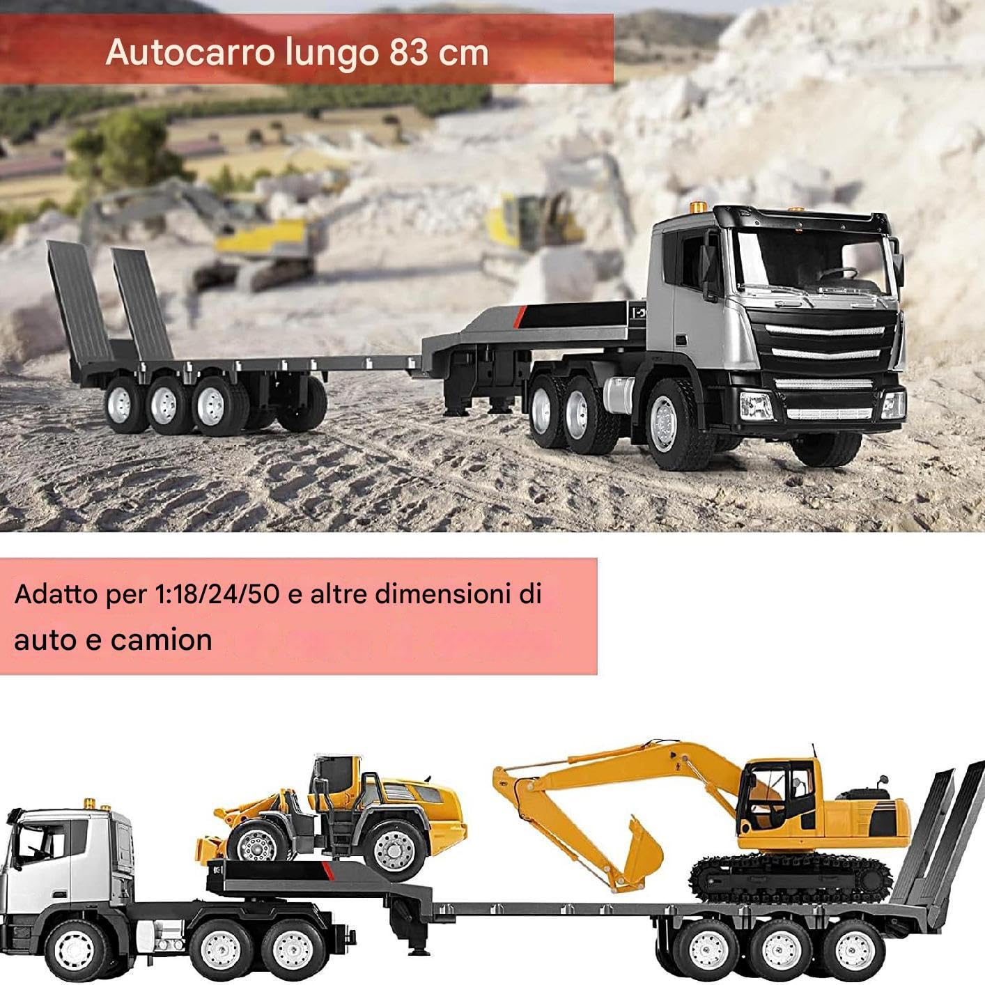 Generico Camion giocattolo telecomandato - Auto elettrica giocattolo in