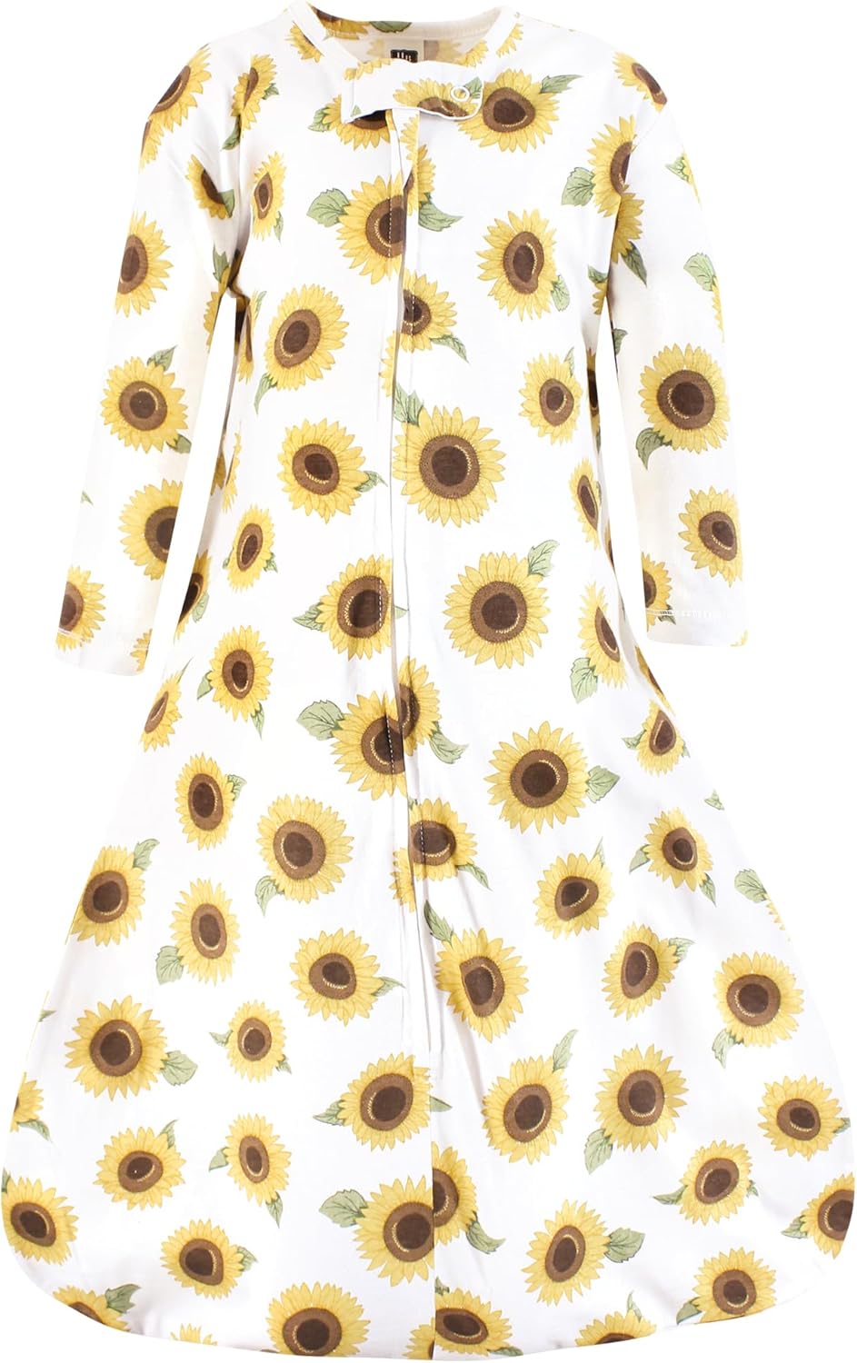 Hudson Baby Unisex Baby Long Sleeve Cotton Jersey Sleeping Bag Sunflower 6-12 Months