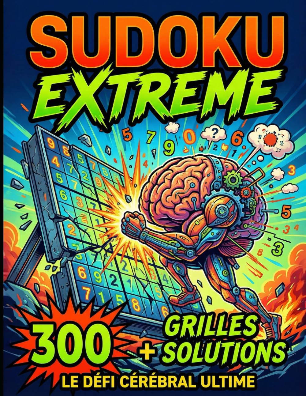 SUDOKU EXTREME | 300 grilles et solutions | Qui relèvera le défi ?: Cadeau pour adulte | Logique | Défi | Casse tête | Détente | Réflexion