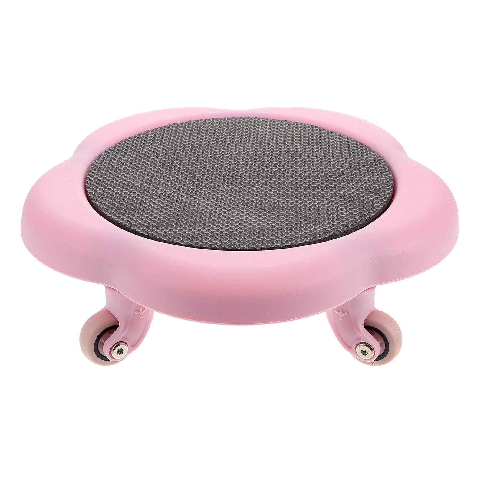Disco Deslizante para Ejercicios Abdominales con Cinco Ruedas Color Rosa Equipo de Entrenamiento para Tonificación del Core Casa Abdominal Estable para Fitness y