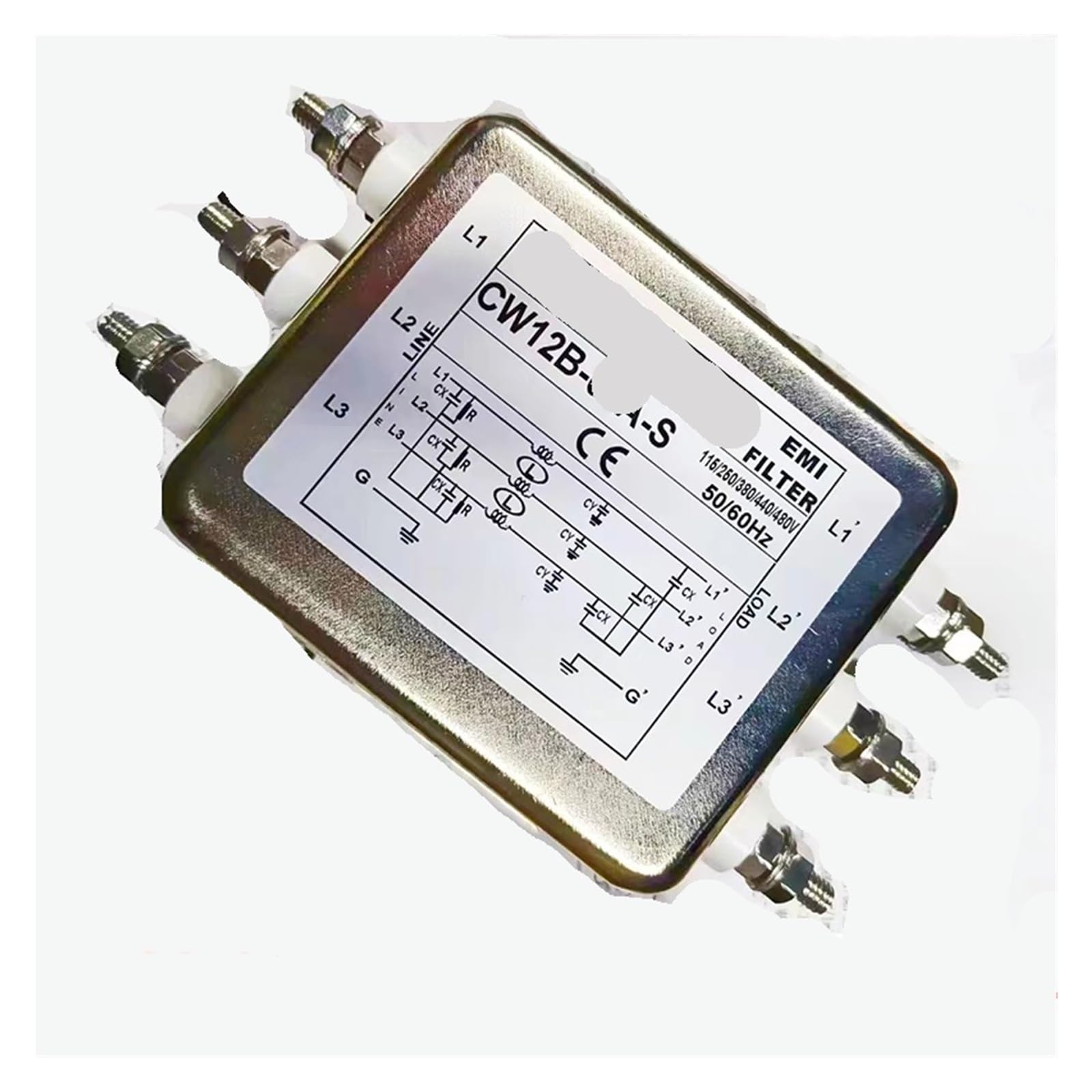 Filtro trifásico 0,75/22KW/30KW inversor purificación armónica CW12B-20A 30A 10A(20A)