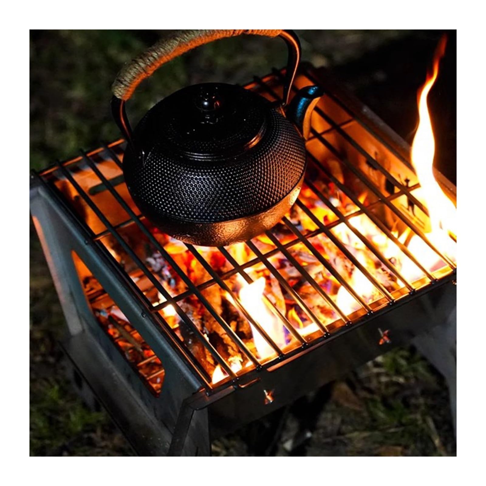 Griglia da Tavolo Porta Barbecue Domestico Fornello for all'aperto Attrezzatura da Campeggio Pieghevole Portatile Piccolo