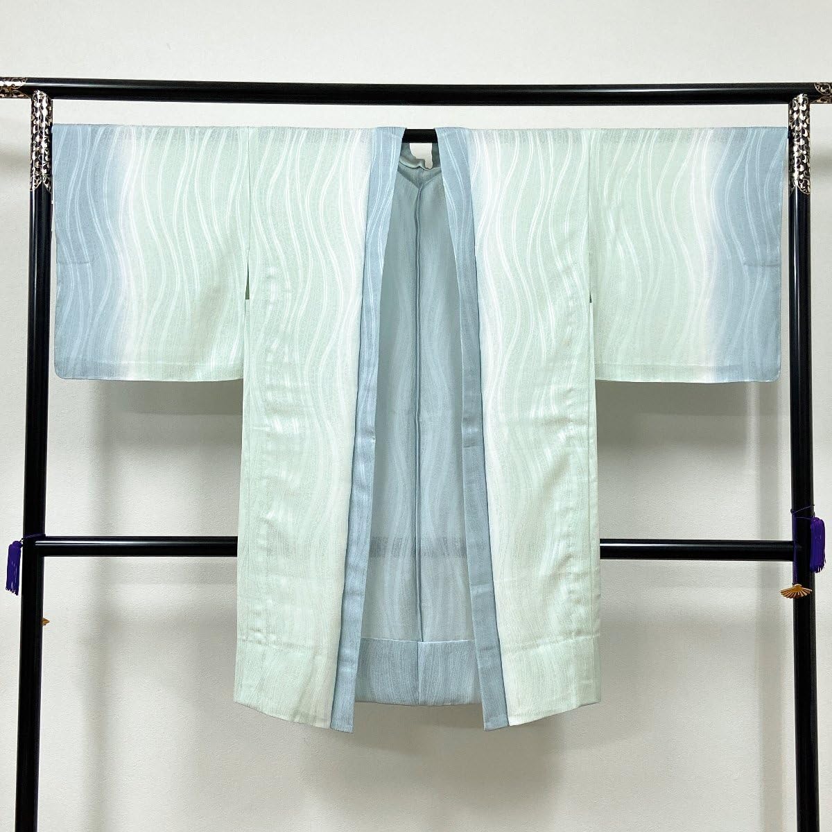 Amazon.co.jp: 着物月花 ぼかし染 紋紗 夏羽織 品 正絹 ちりよけ 和装 