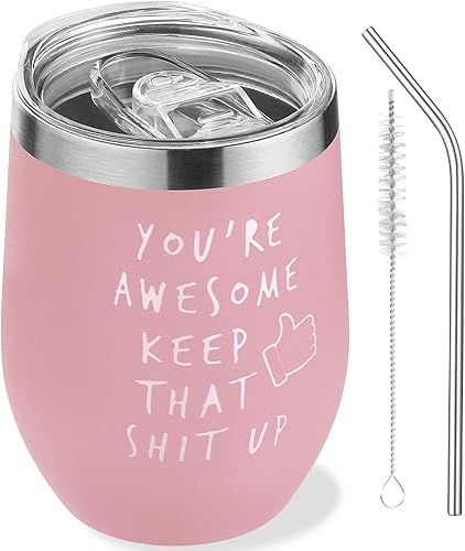 You're Awesome Keep That Up - Regalos de agradecimiento inspiradores, regalos de felicitación de nuevo trabajo, idea divertida de regalos de