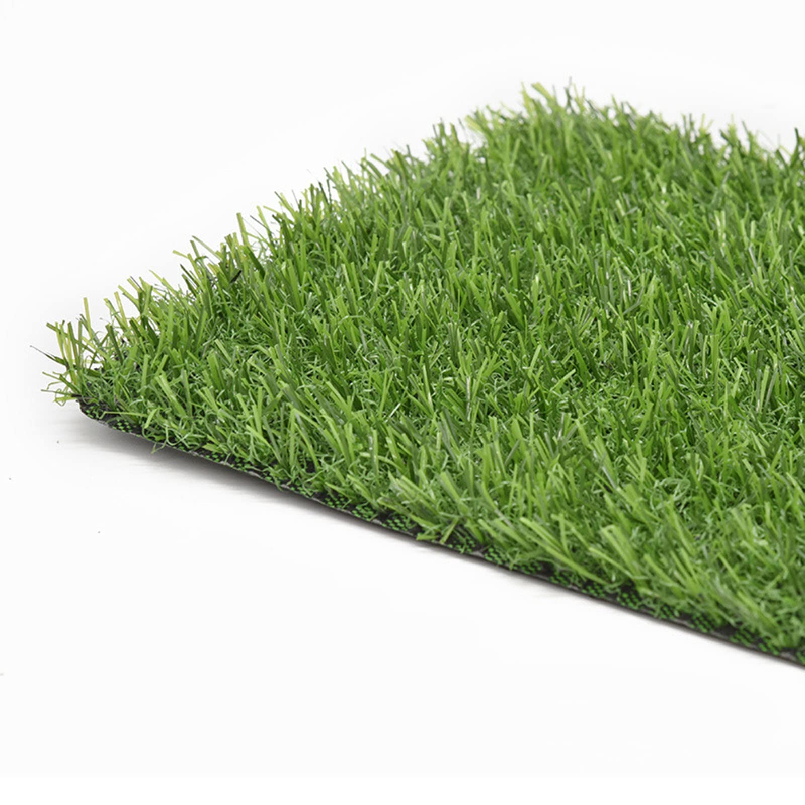 20mm Pile Height Artificial Grass, Artificial Grass Natural and Realistic Looking Fake Lawn Astro Turf, High Density Fake Faux Grass Turf, for Garden Indoor Outdoor Pet Dog Lawn Decor