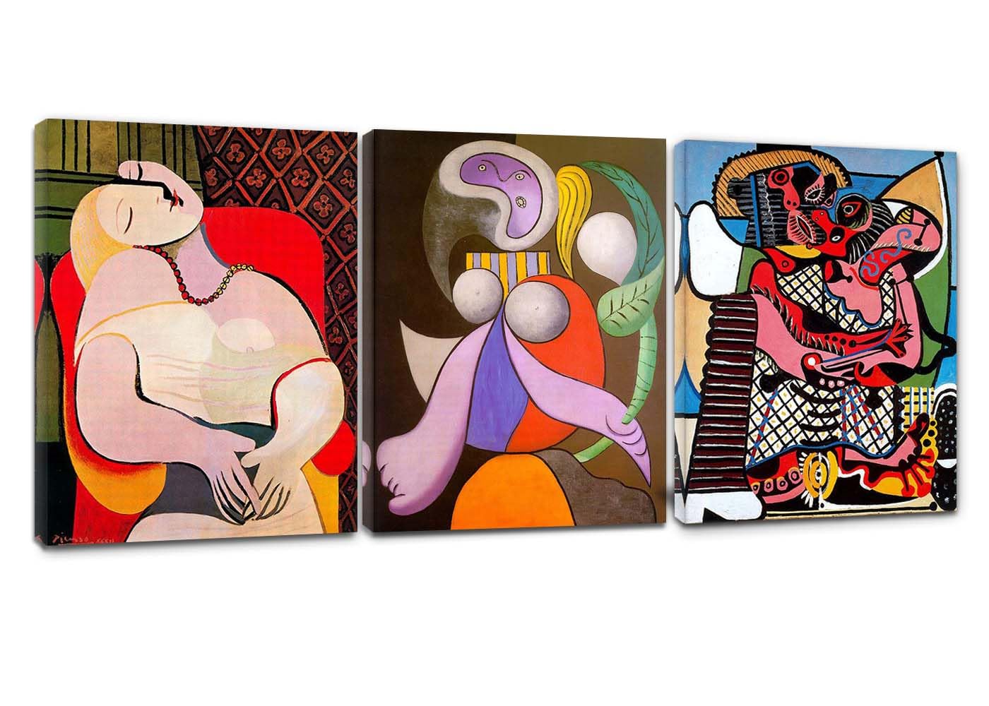 パブロ・ピカソ アートパネル 3枚セット 装飾画 Amazon.co.jp: 3 枚 パブロ・ピカソインテリア アート ポスター
