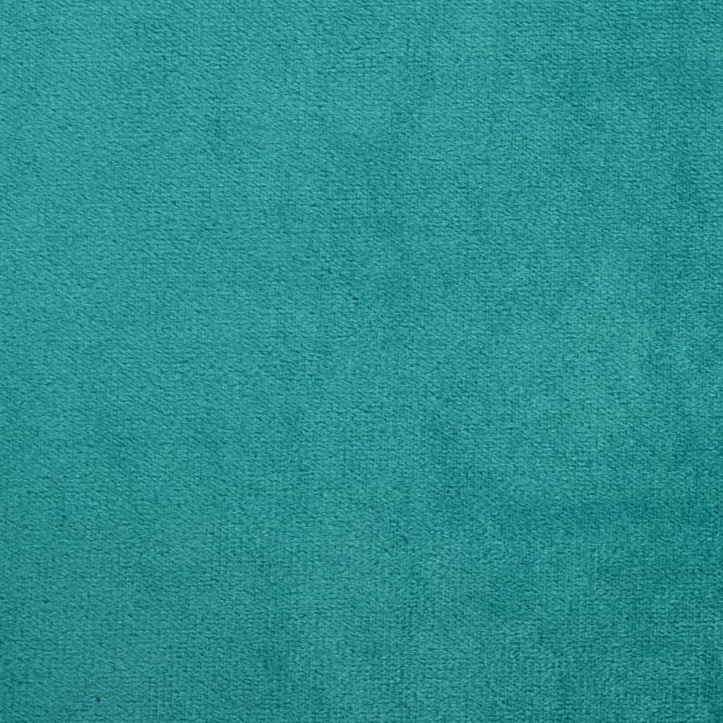 Fotel turkusowy aksamit z ergonomicznym oparciem i podłokietnikami, 59 x 75 x 78 cm, do salonu, sypialni, biura, relaksu, relaksującej pozycji siedzącej i stylowego relaksu