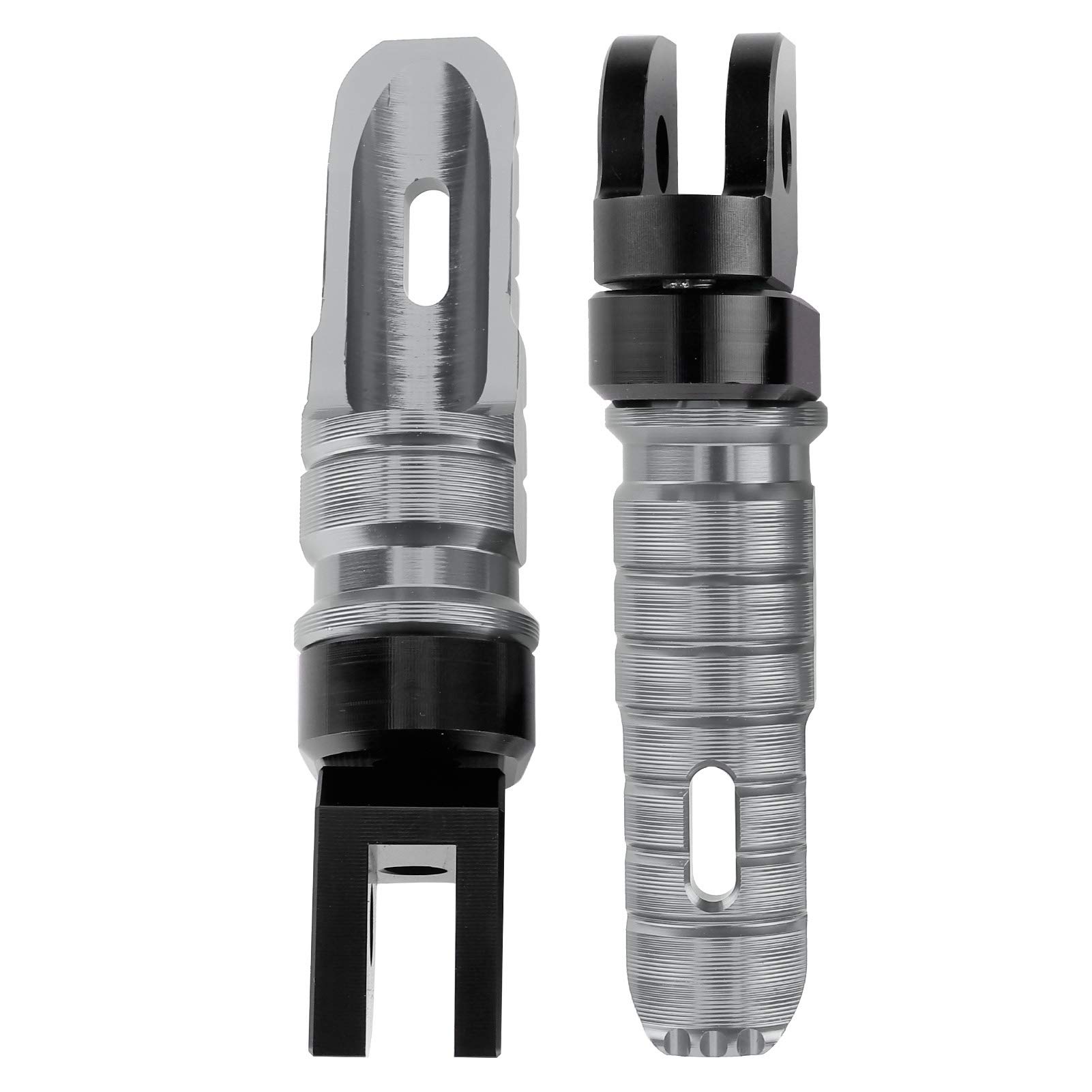 Coppia pedane anteriori per moto Yctze Anteriore sinistro destro adatto per MT ‑ 03 MT ‑ 25 MT ‑ 07 MT ‑ 09 R3 XJ6(Titanio)