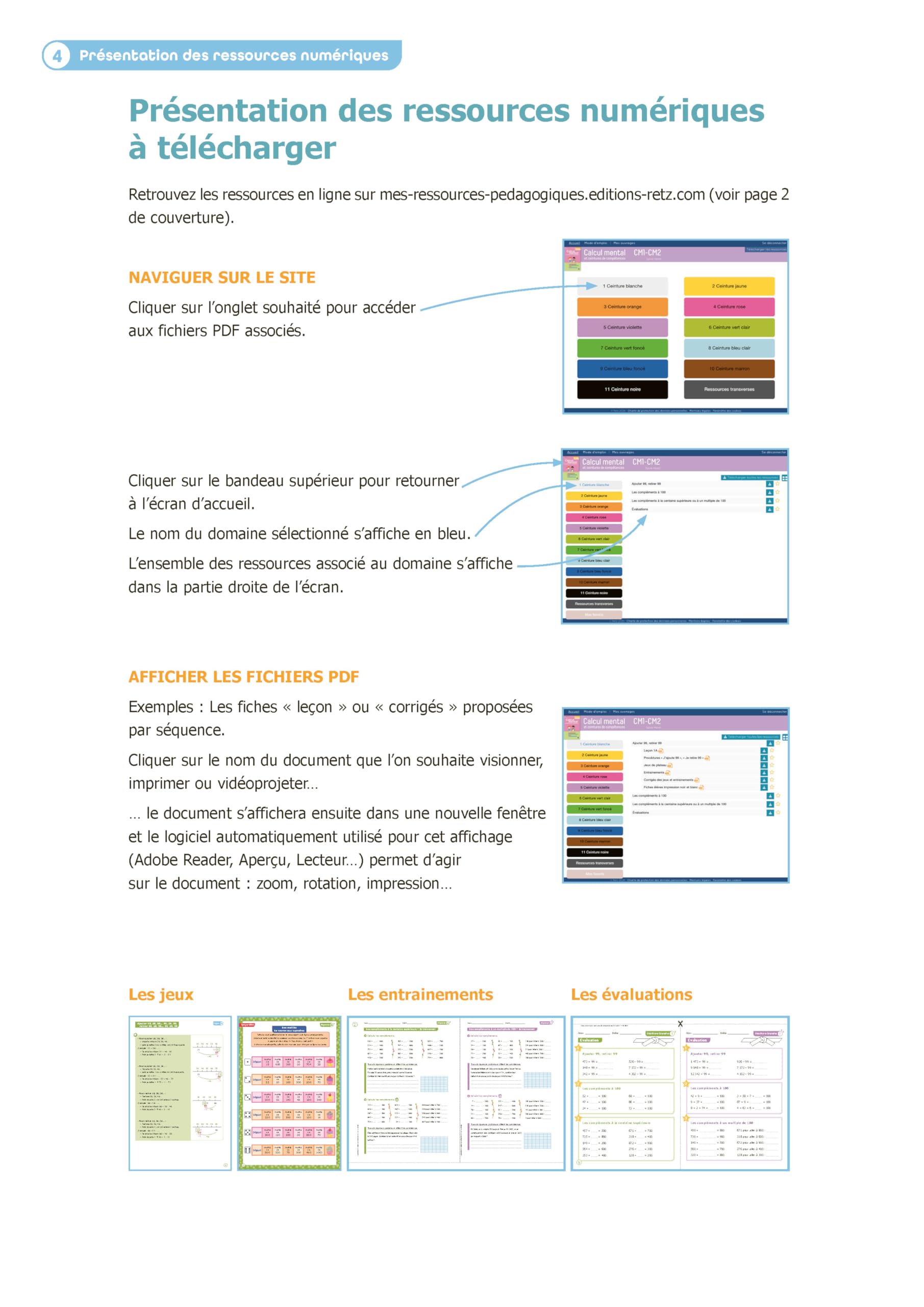 Calcul mental et ceintures de compétences CM1-CM2 (+ ressources numériques) - Programmes 2025