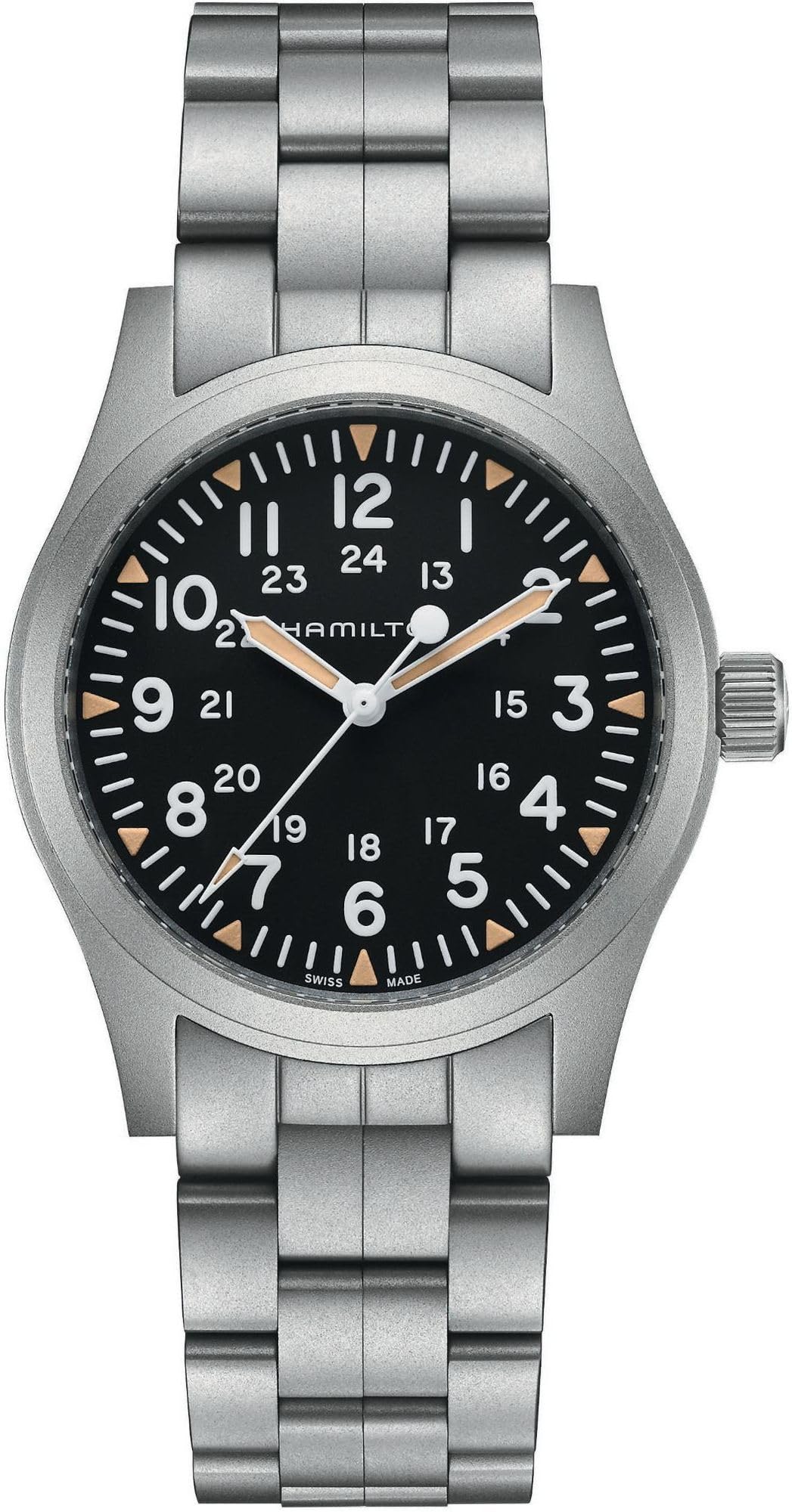 Khaki Field Mechanical 42mm Mens Watch Black