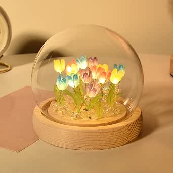 Pretty Colorful 20 Tulips Lamp...