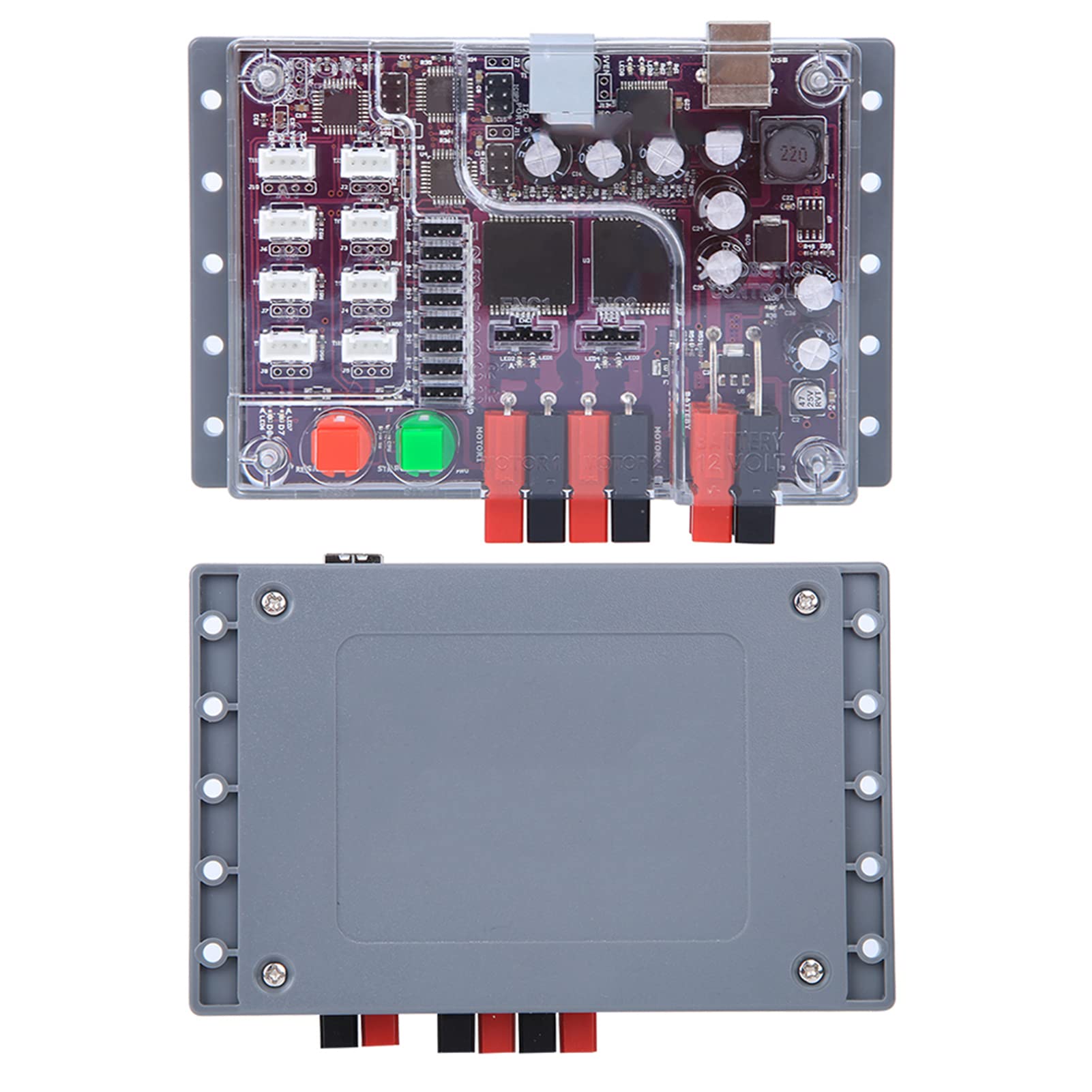 Robot Control Board 32KB Flash Programmable Memory | Pojemność wyjściowa portu silnika 5 V 1000 W | Komponenty robota przemysłowego do projektów automatyzacji/robotyki |