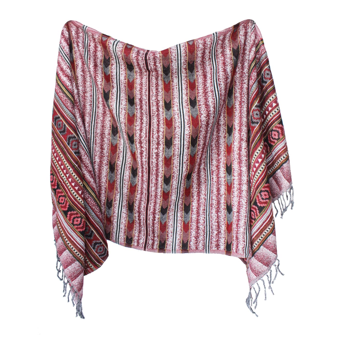AASAMulticolor Woolen Shawal | Winter Wear Soft And Warm Shawl Wrap For Women And Girls