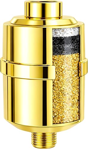 Miniatura 20 de Filtro de ducha Crystal Quest con cabezal de ducha - Cromado - Filtración avanzada de múltiples etapas para agua más limpia - Elimina el cloro,