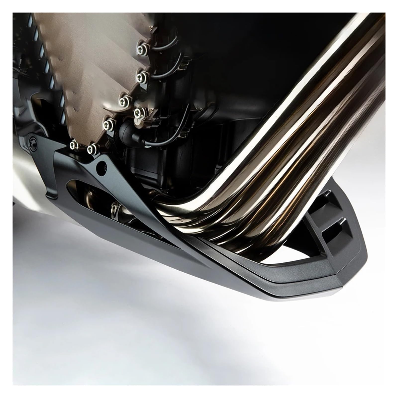 Alerón de Moto para CB650R CB-650R CB 650 R 2019-2025 Protector Cárter Inferior Motocicleta Incluye Protector Motor Y Carenado Inferior Alerones para Moto(Carbon Fiber Pattern)