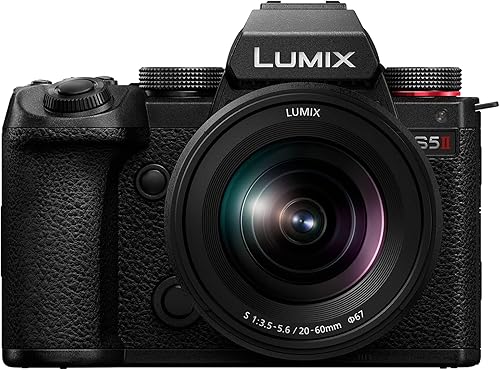 Panasonic LUMIX S5II - Cámara sin espejo marco completo de 242 MP con Fase Hybrid AF nueva tecnología Active IS grabación ilimitada de 422 de 10