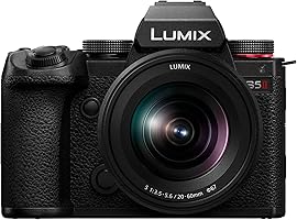 Panasonic LUMIX S5II Mirrorless Camera, 24.2MP Full Frame with Phase Hybrid AF, New Active I.S. Technology, Unlimited...