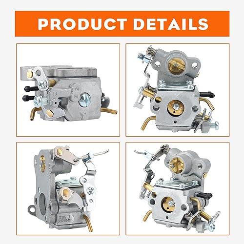 Miniatura 8 de Hipa 545070601 Carburador para Poulan Pro P3314 PP3816 PP4218 PP3416 PPB3416 PP3516 PP4018 SM4218AV Motosierra de gas Reemplazar C1M-W26C