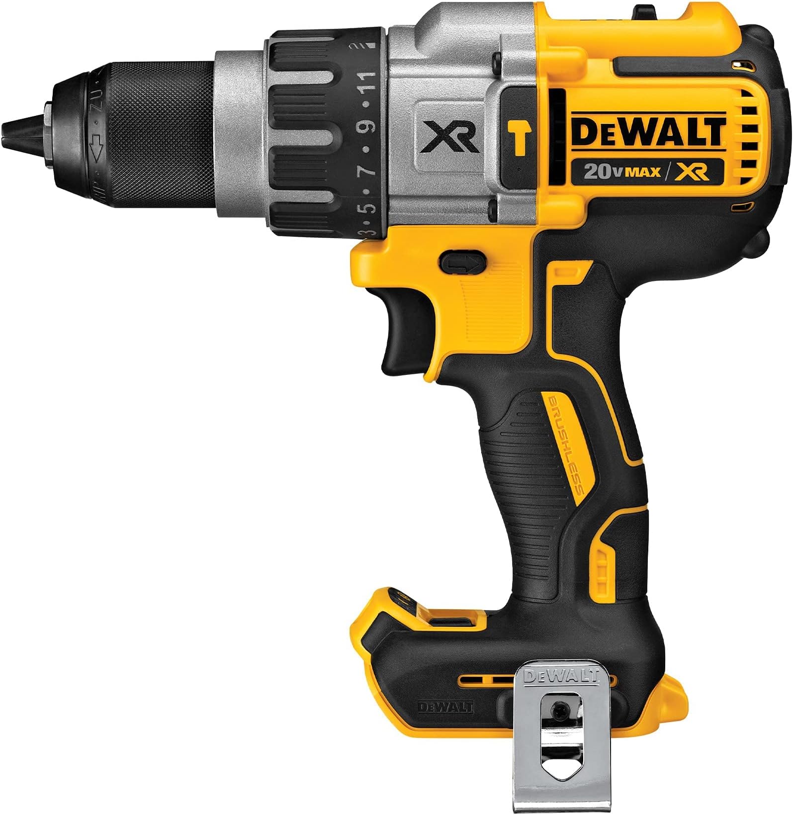 20V MAX XR Cordless Hammer Drill, Brushless, 3-Speed, Bare Tool Only (DCD996B)
