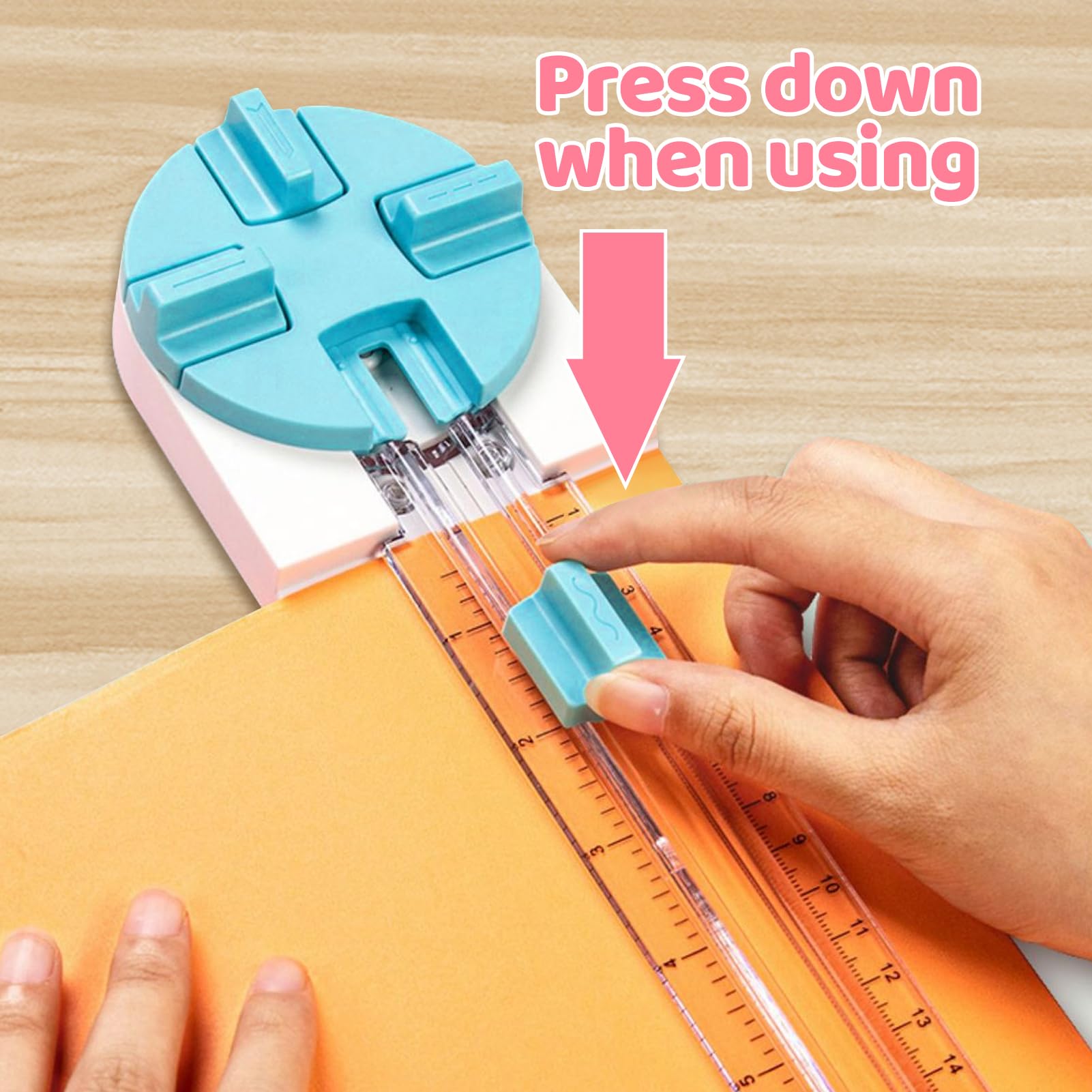Taglierina 4 In 1 Per Carta E Scrapbooking | Taglio Dritto, Tratteggiato E Curvo
