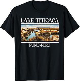 Lake Titicaca Puno Peru Fishing Lake T-Shirt