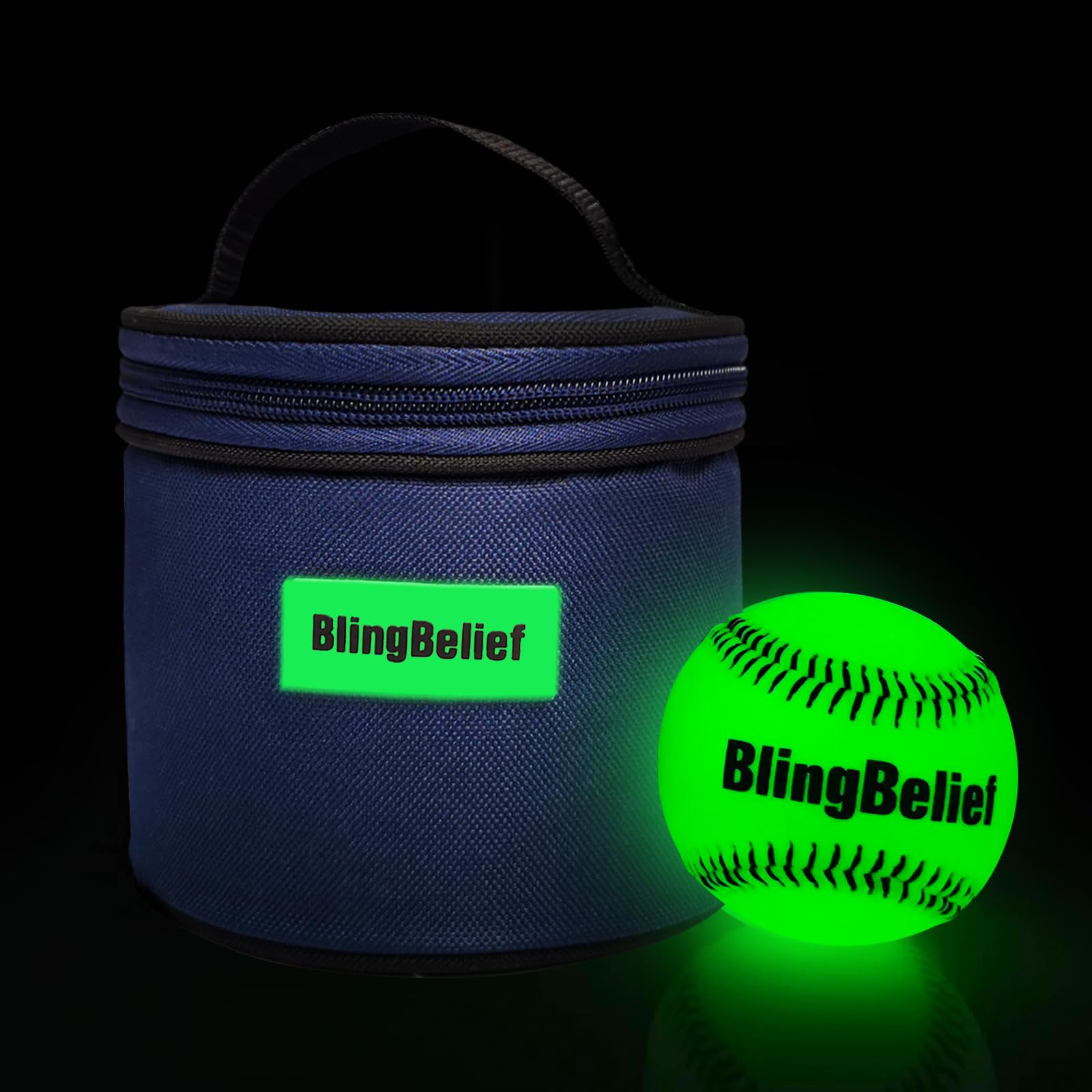 Super Bright Glow in The Dark Baseball,Soccer Ball,Volleyball,Football, Light Up Luminous Baseball, Official Size and Weight Football, Recreational Use Practice Volleyball