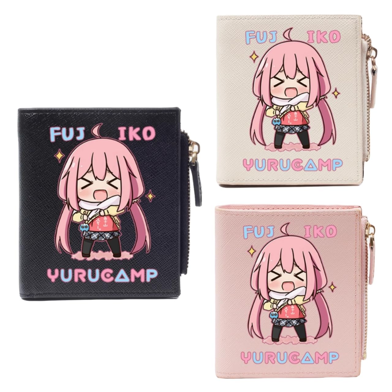 Amazon.co.jp: ゆるキャン△ 財布 二つ折り財布 各務原なでしこ カード 