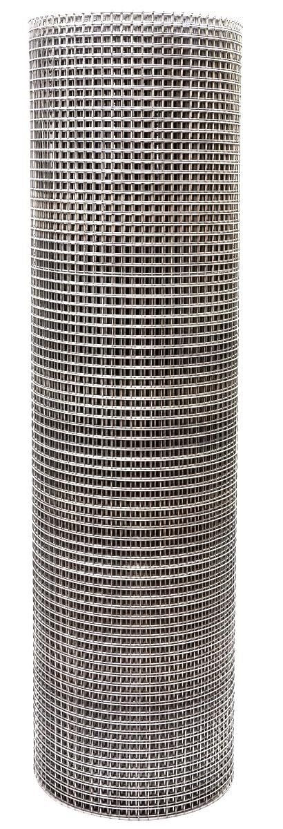 Drahtgitter feinmaschig 13x13 mm 1,4 mm 1x25 m 100x2500 cm Wühlmausgitter | Kaninchendraht Hasendraht Mäusegitter Volierendraht Rödeldraht Kaninchenzaun Metall Hasengitter Gitter
