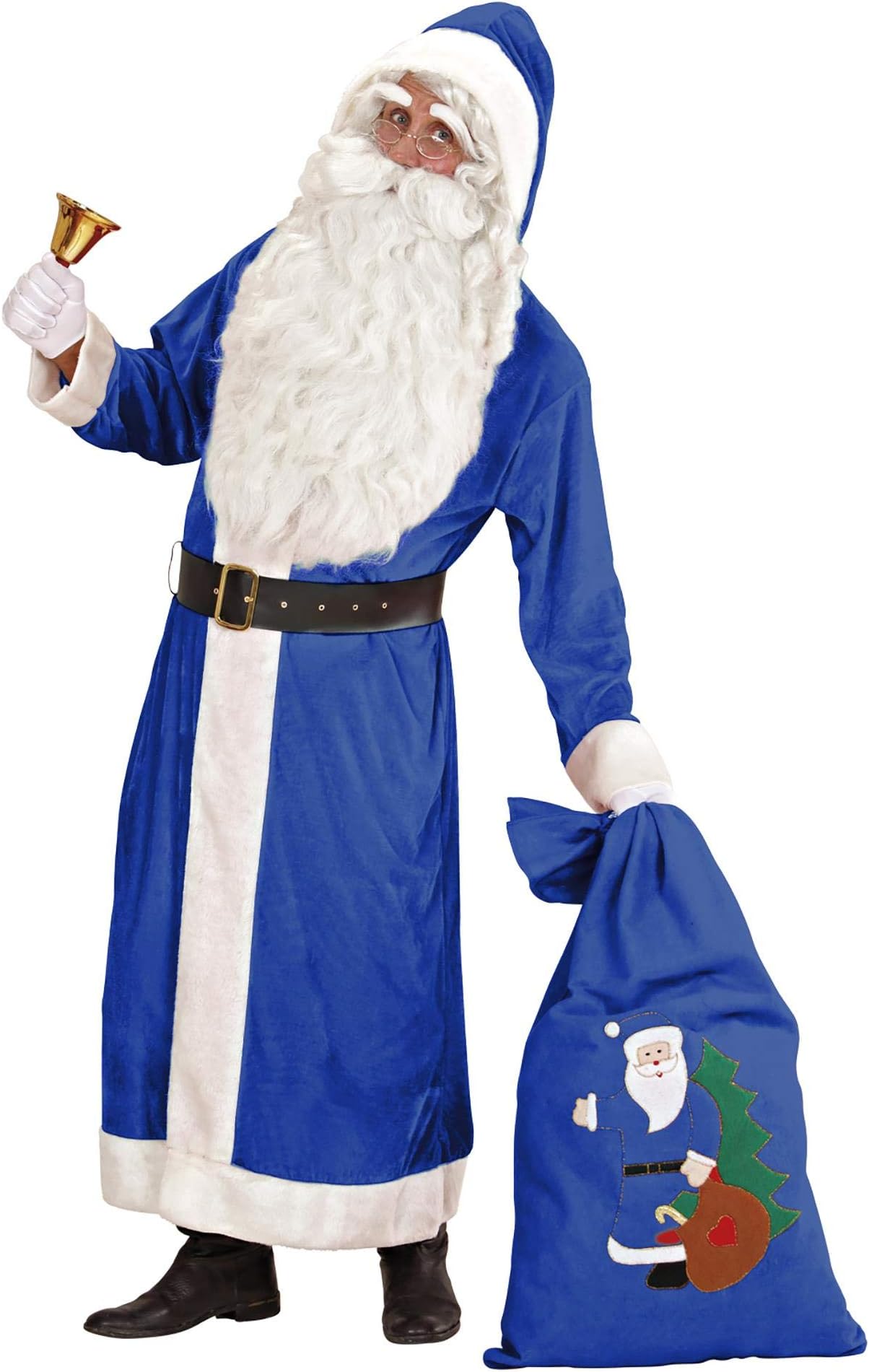 ADULT DELUXE BLUE SANTA COAT