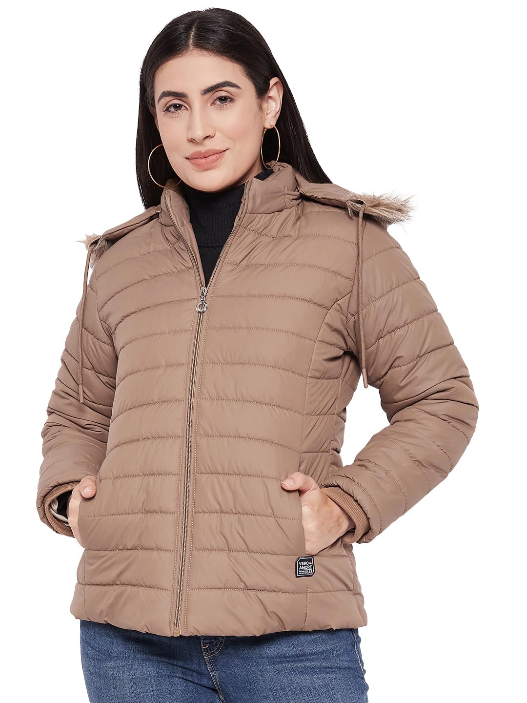 vero amore Women Winterwear Jacket-VEROAMOREWJ-2384-BEIGE-picture-47