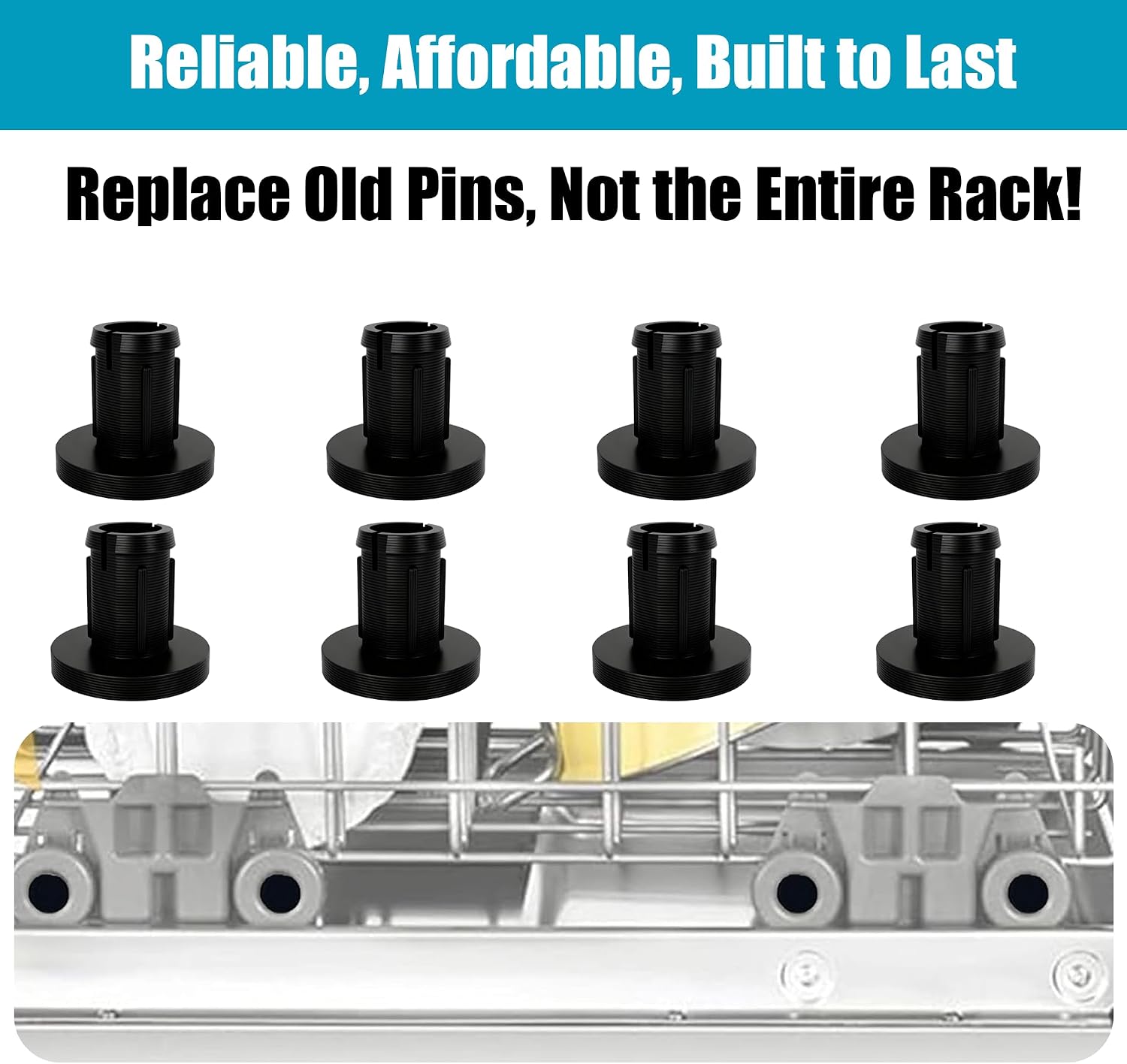 Dishwasher replacement parts AP5983730, PS11722152, W10195416V (8 pieces)
