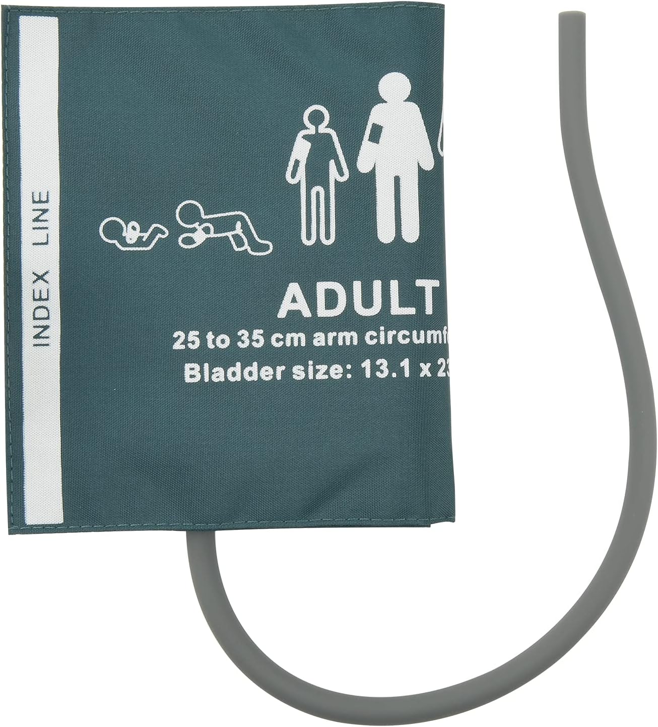 Replacement Cuff for Blood Pressure Monitor and Machine for 25-35 cm Upper Arm Circumference (Adult Size)