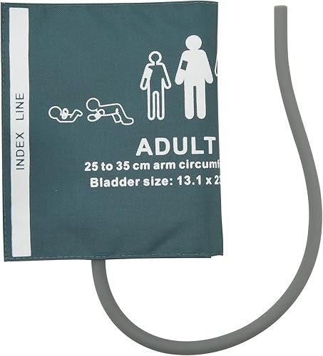 CM Brazalete de repuesto para monitor de presión arterial y máquina para circunferencia superior del brazo de 25-35 CM (tamaño adulto)